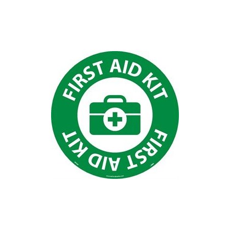 Nmc WALK ON FLOOR SIGN, 17 DIA, WFSM68 WFSM68